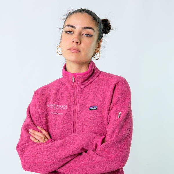 Pink y2ks Patagonia Zip up Fleece (L)